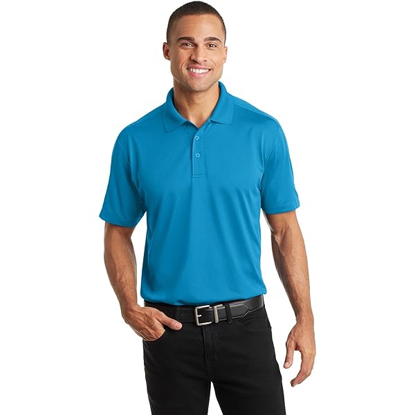 Port Authority Diamond Jacquard Polo Shirt Graphite at Amazon